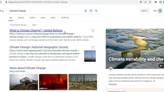 Watch what happens when I Google climate change
