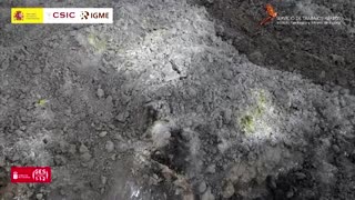 Drone footage: La Palma volcano creates new delta