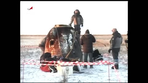 Soyuz Landing Highlights from Kazakhstan