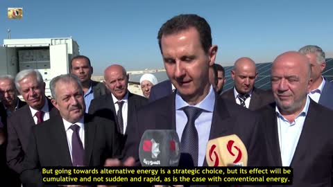 President Bashar Assad Inaugurates Private Sector Solar Electricity Plant
