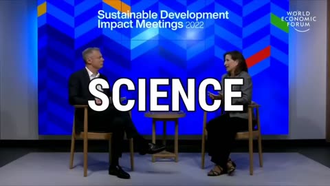 "We own the science" - World Economic Forum
