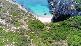 Drone captures secret exotic paradise island in Greece