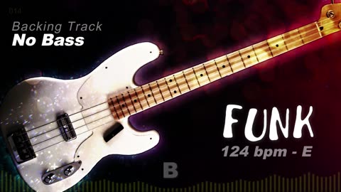 𝄢 FUNK Backing Track - No Bass - Backing track for bass. #backingtrack