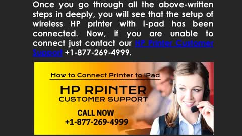 How to Connect HP printer With i-pad?