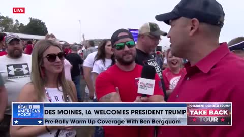 "We love Trump, we love America, we love FREEDOM."