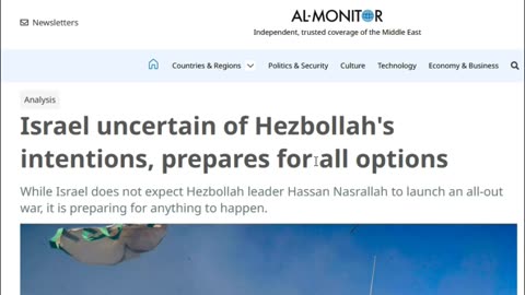Hezbollah chief Hassan Nasrallah says response to killing of senior Hamas official is ‘inevitable’!