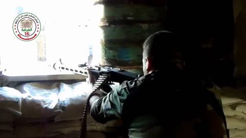 🔫 Free Syrian Army | Fighter Wielding MG3 Variant in Aleppo | 1/27/2015 | RCF