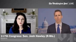 Sen. Josh Hawley Says He Doesn't Regret Waving At Capitol Protest On Jan. 6