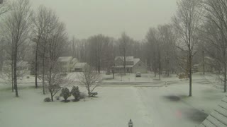 Cool snowfall time lapse