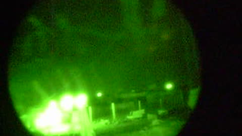 Camp BUCCA IRAQ FOB driving night