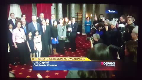 China Joe Biden - Sniffing & Molesting little kids on senate floor PART 2