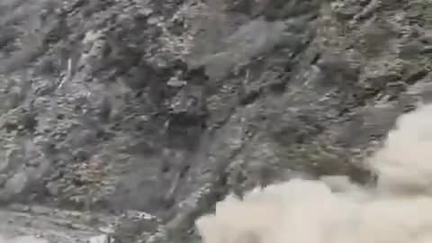 Massive Landslide, India