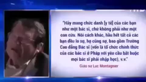 GS Luc Montagnier- Tôi sẽ không tiêm Vắc xin...