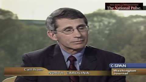 WOW: 2003 CSPAN Caller Tells Fauci To Resign