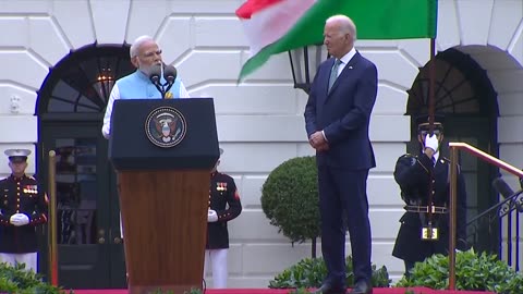 Great Ceremonial welcome for PM Modi at the White House