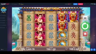 1400 TRX Win On Bet Fury Slots Machine!