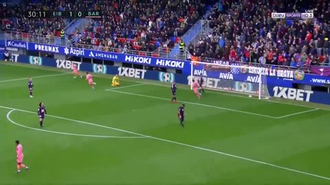 Gol de Messi vs Eibar (1-1)