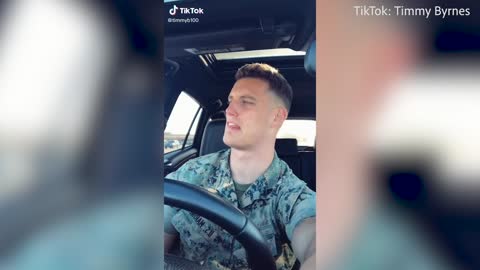 Marine goes to banned Tik Tok to rant about COVID-19