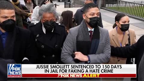 Hoaxer, Jussie Smollet, sentenced to jail.