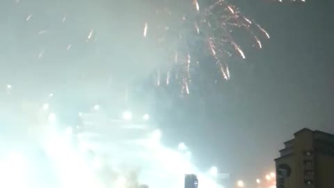 Fireworks display at a resort in Gangwon-do, South Korea