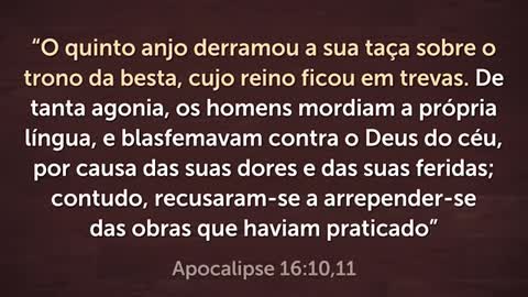 7 TAÇAS DO APOCALIPSE - Conheça As Últimas Pragas Ira de Deus