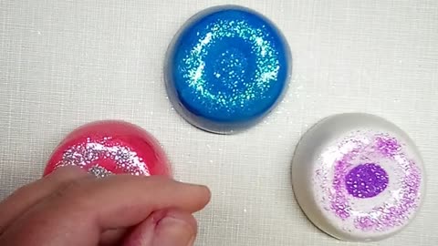ASMR Clay Cracking With Lots Of Glitter