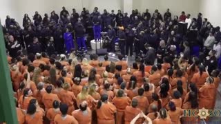 Kanye West performance at Harris County Jail