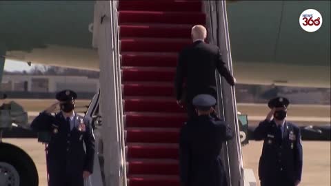 BREAKING NEWS: President Biden falls on Air Force One stairs- News 360 Tv