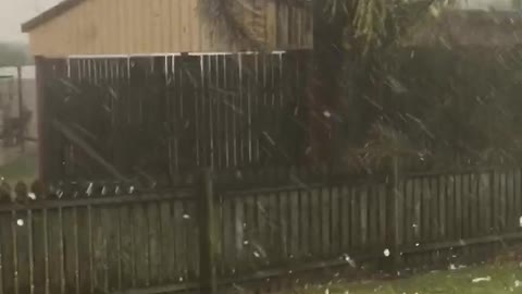 Maryborough Hail Storm