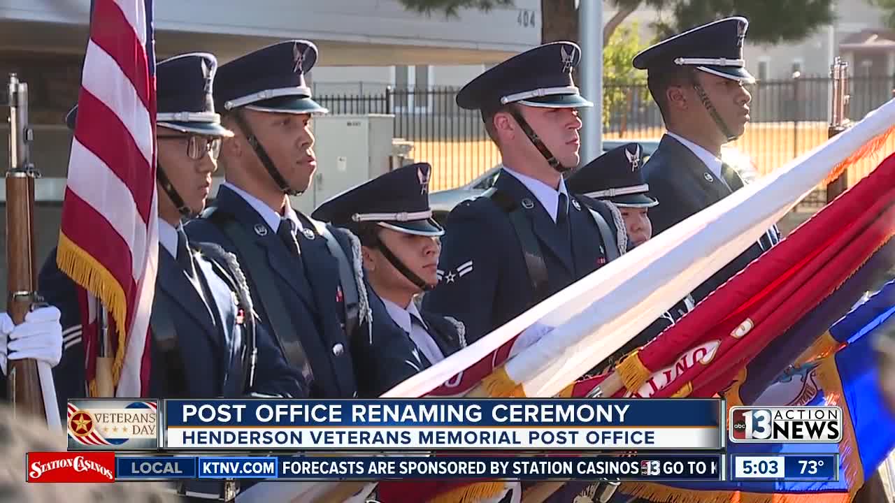 Henderson post office renamed in veterans' honor