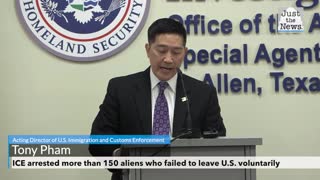 ICE arrested more than 150 aliens who failed to leave U.S. voluntarily