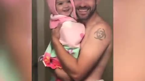 Super Cute Daddy and Daughter Lip Sync Battle