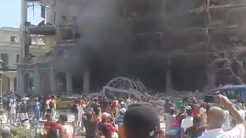 explosion has taken place at the historic Saratoga hotel in Havana, Cuba.