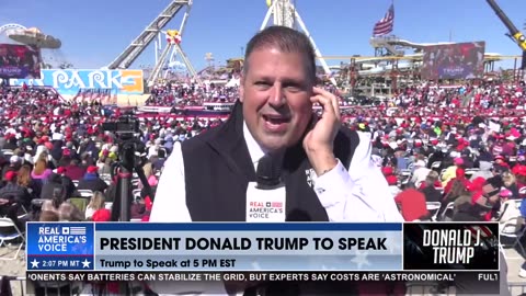 Massive Turnout in Wildwood, New Jersey for President Trump
