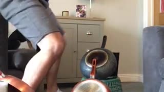 Husband Stoked They Nailed Trick Shot