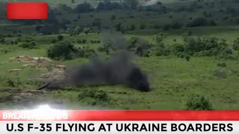 United States F15 flying at Ukraine border's