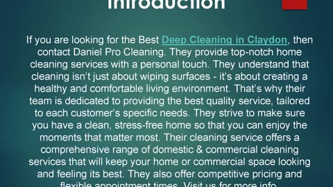 Best Deep Cleaning in Claydon