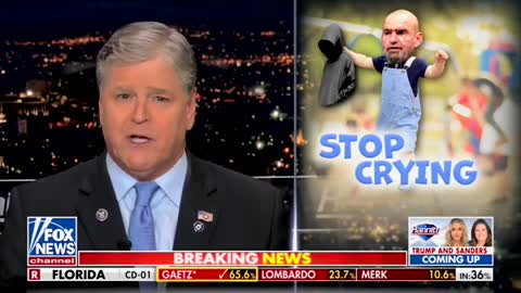 Hannity: ‘Lying Loser’ John Fetterman May Be Hearing from My Lawyers
