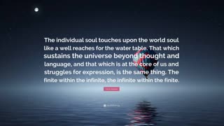Soul of the EveryMan - Finite versus Infinite