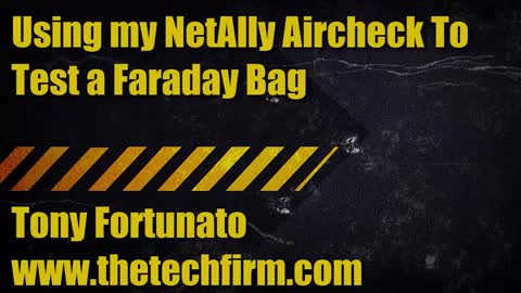 faraday bag testing
