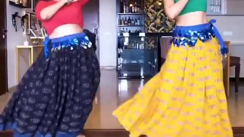 Beautiful Indian dance by two dear ladies 😍😍😉🔥🔥 😍😍😉🔥🔥