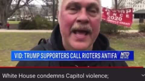 January 6 - Antifa thugs bused into the Capital under the protection of the Feds.