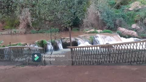 Spectacular views of Morocco Ouzoud waterfalls