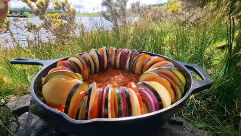 Definitely not Your Traditional Ratatouille | How to cook the perfect RATATOUILLE on the LAKE