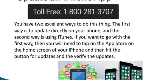 How to Update An iPhone App? 1-800-281-3707