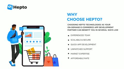 Best On-Demand E-Commerce App Development Company - Hepto Technologies