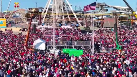 Trump Delivers a POWERFUL Message in Front LARGEST Political Rally EVER Seen In America's History