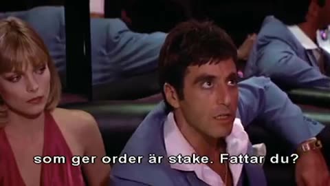 Scarface - the only thing that gives orders is balls