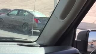 Head on Collision with a Highway Barrier