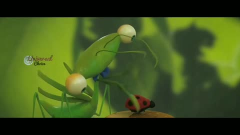 Grasshopper's love proposal 🦗❤ hindi |funny insect animal